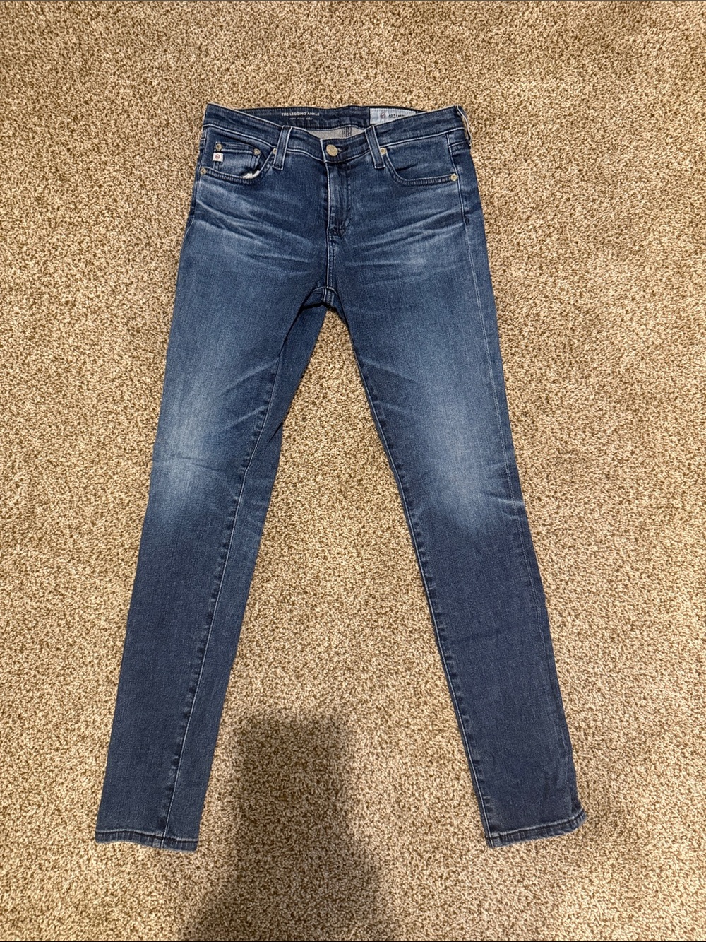 Ag Adriano Goldschmied Indigo Skinny Jeans